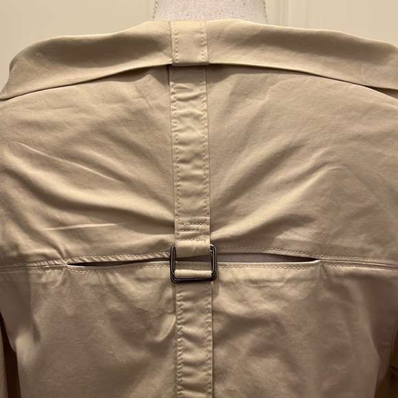 Sarah Pacini Khaki Jacket with Buckle Closure - Picture 4 of 9